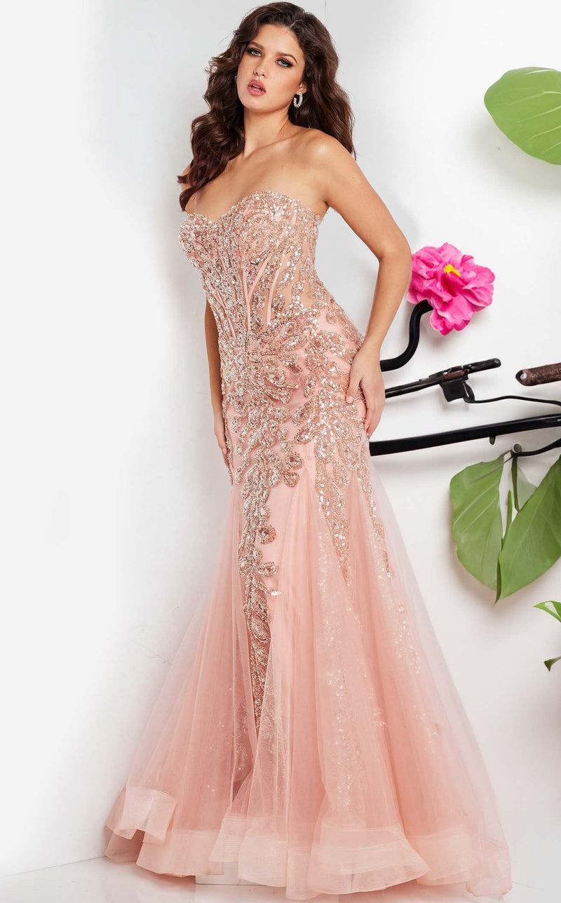 Jovani blush dress shop