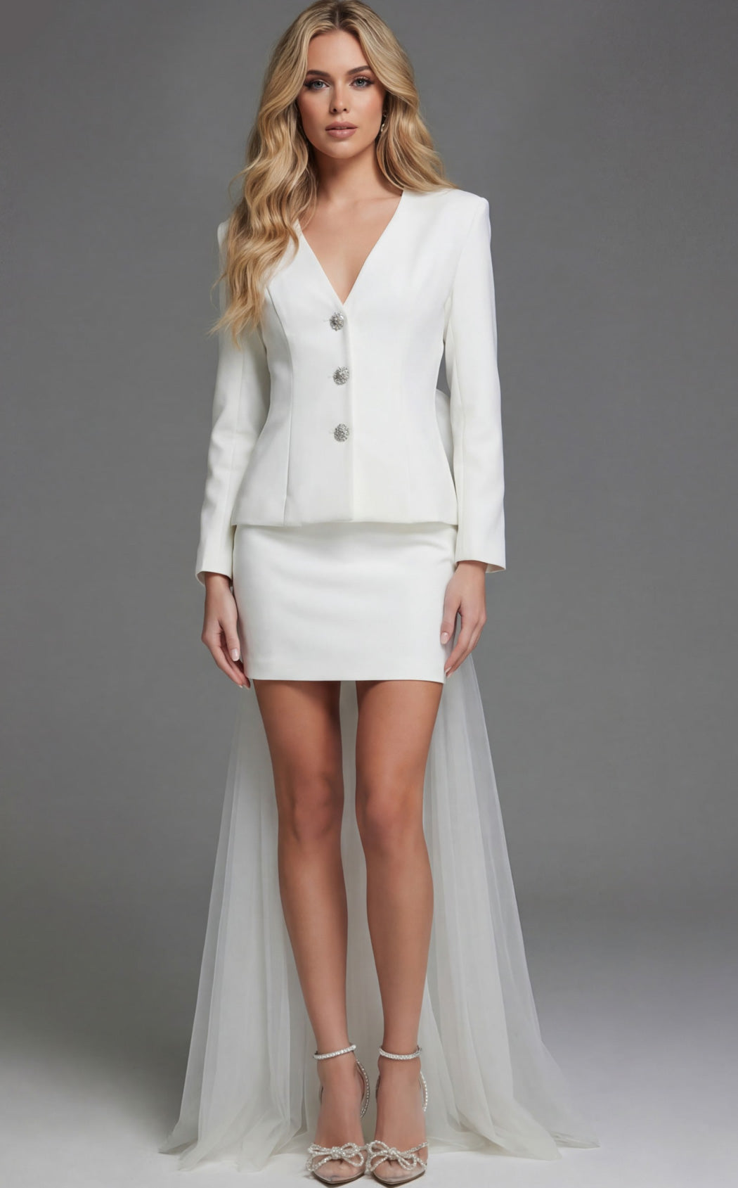 Jovani 38084 White