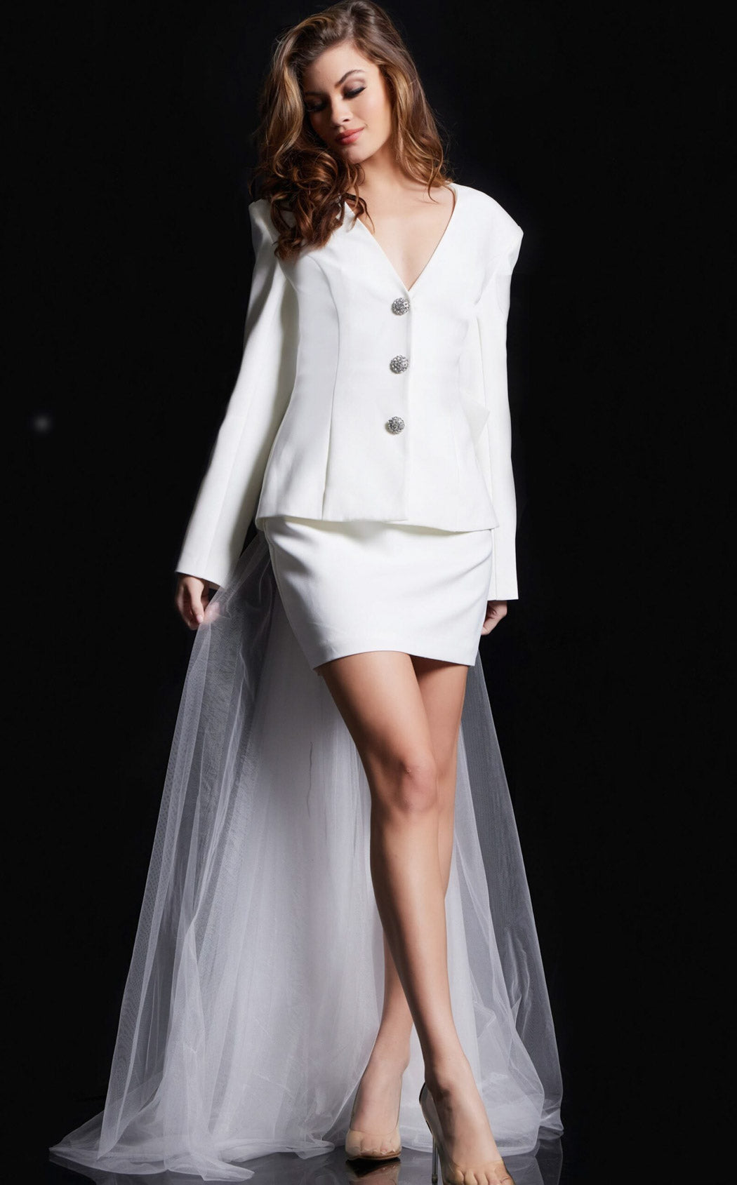 Jovani 38084 White