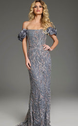 Jovani 38111 Grey