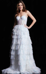 Jovani 38165 Iridescent White