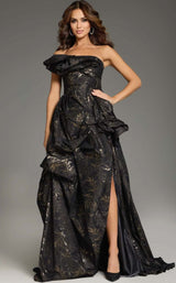 Jovani 38265 Brown-Black