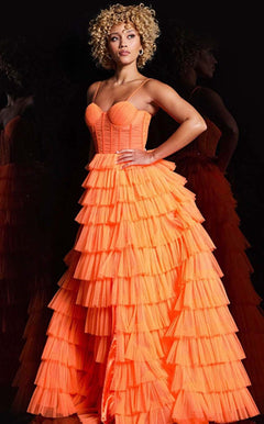 Jovani 38277 Orange