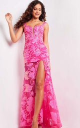 Jovani 38462 Hot-Pink