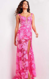 Jovani 38462 Hot-Pink