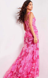 Jovani 38462 Hot-Pink
