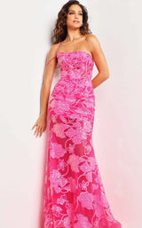 Jovani 38463 Hot-Pink