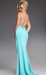 Jovani 38989 Aqua