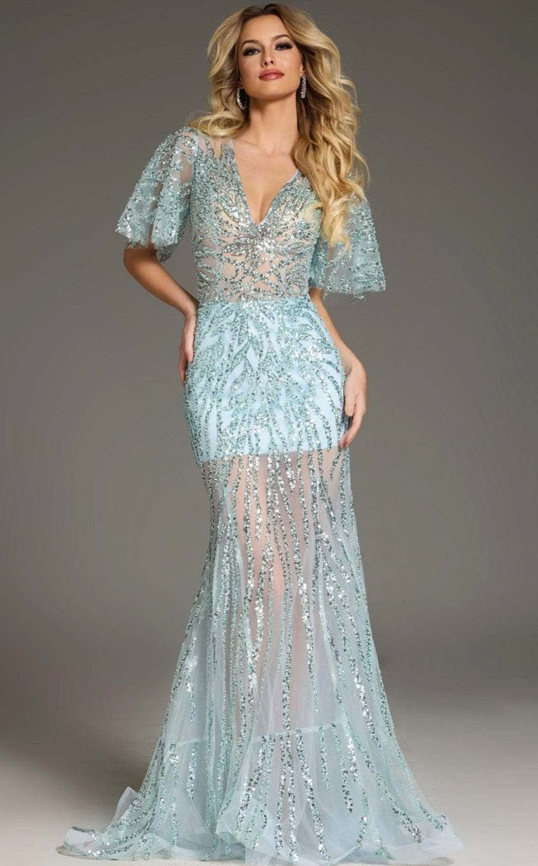 Jovani 39008 Light-Blue