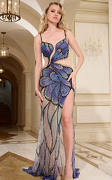 Jovani 39039 Royal-Multi