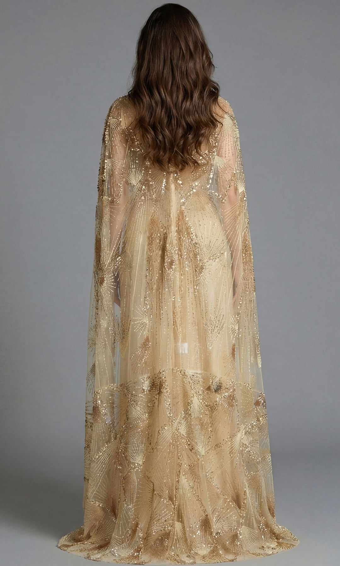 Jovani 39214 Gold