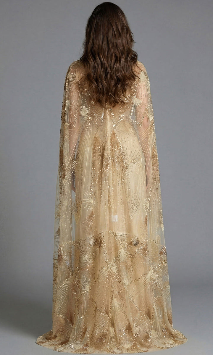 Jovani 39214 Gold