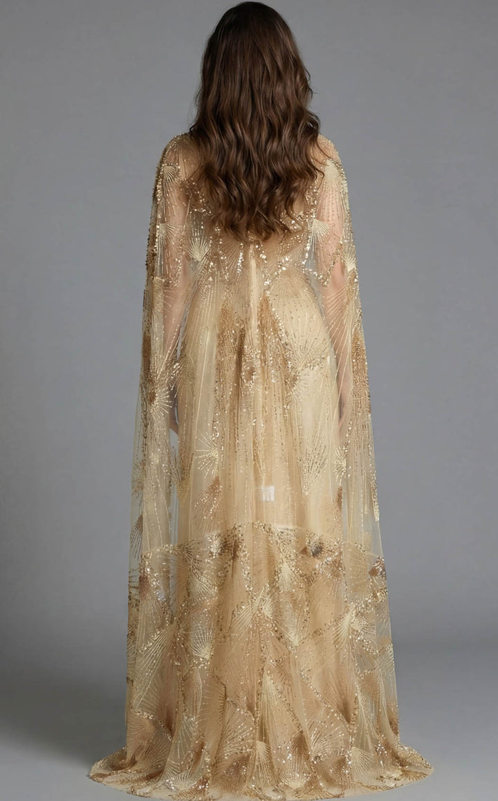 Jovani 39214 Gold