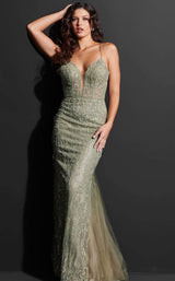 Jovani 39292 Olive