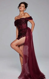Jovani 39632 Burgundy
