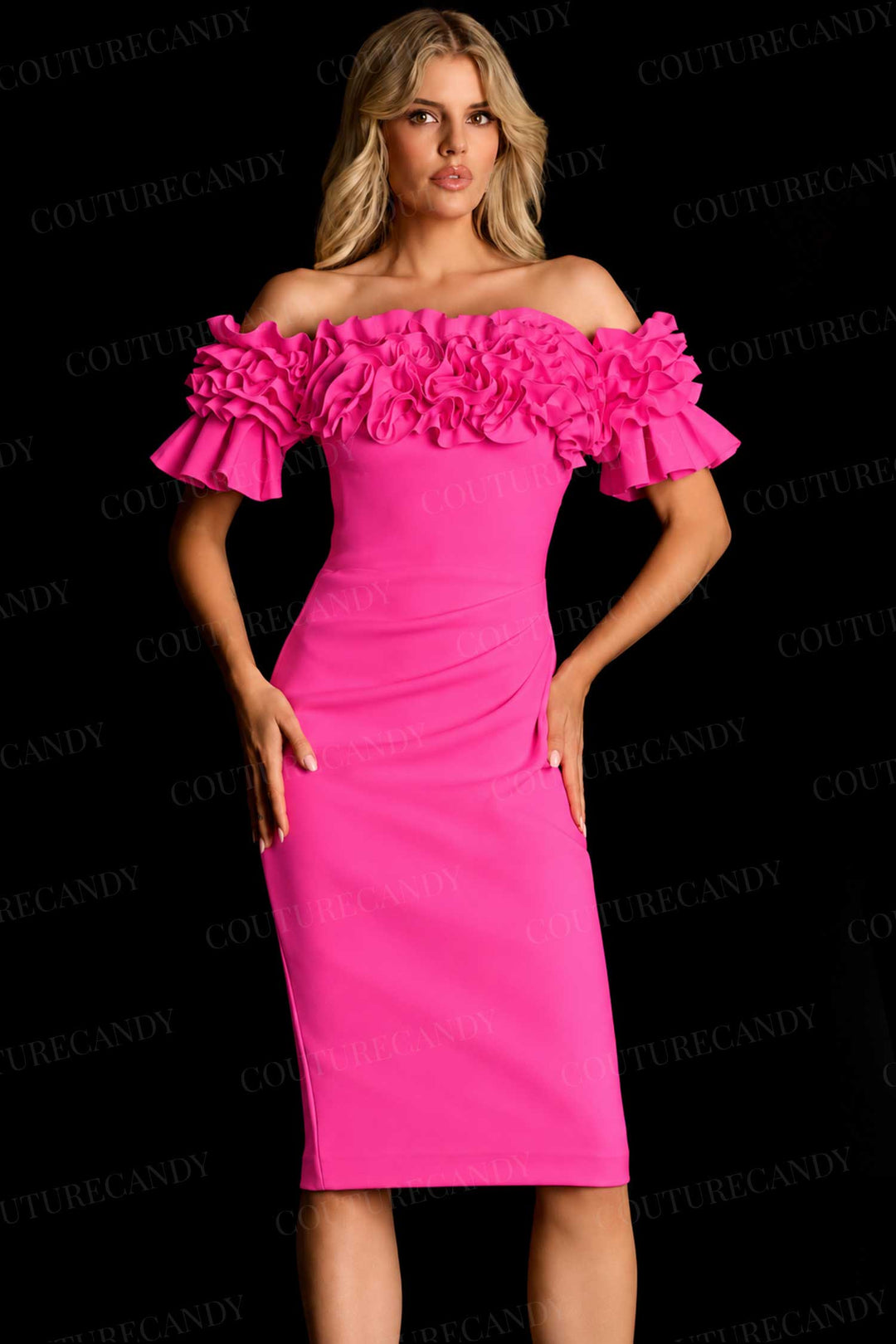 Jovani 39752 Hot-Pink
