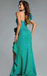 Jovani 39851 Green/Teal