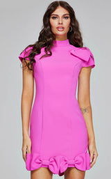 Jovani 39855 Hot-Pink