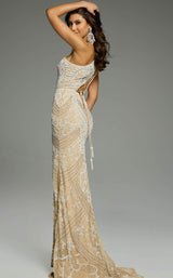 Jovani 39895 Nude/White