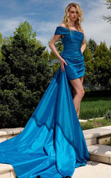 Jovani 40128 Teal