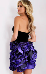 Jovani 40141 Black/Purple