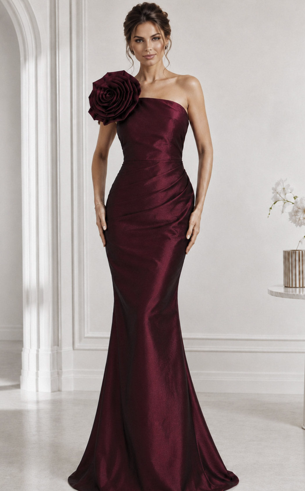 Jovani 40206 Burgundy
