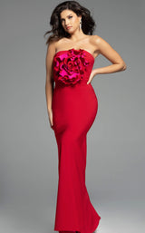 Jovani 40214 Red/Fuchsia