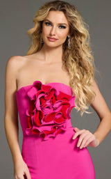 Jovani 40215 Fuchsia-Red