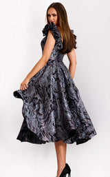 Jovani 40314 Grey-Purple