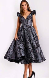 Jovani 40314 Grey-Purple
