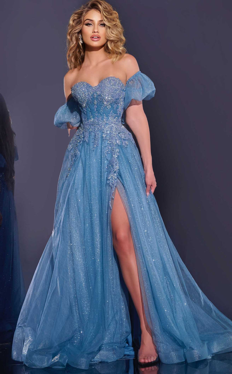 Jovani 40474 Women's Formal Evening & Wedding Guest Dress - Blue