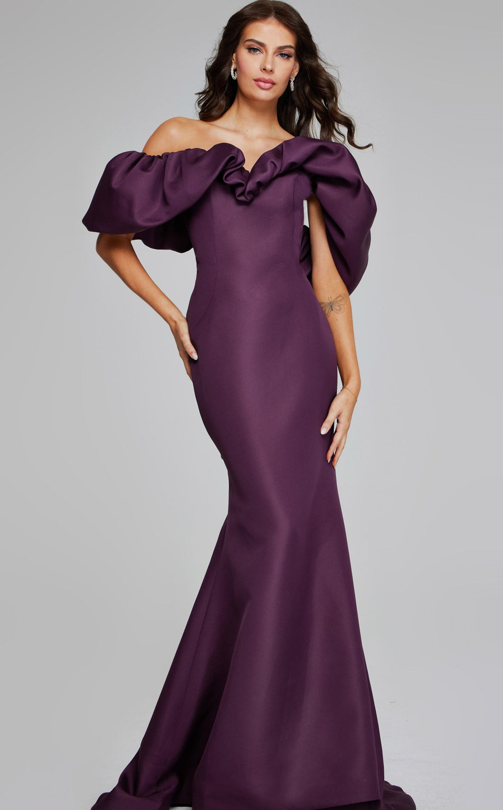 jovani purple mermaid dress Jovani 40596 Dress