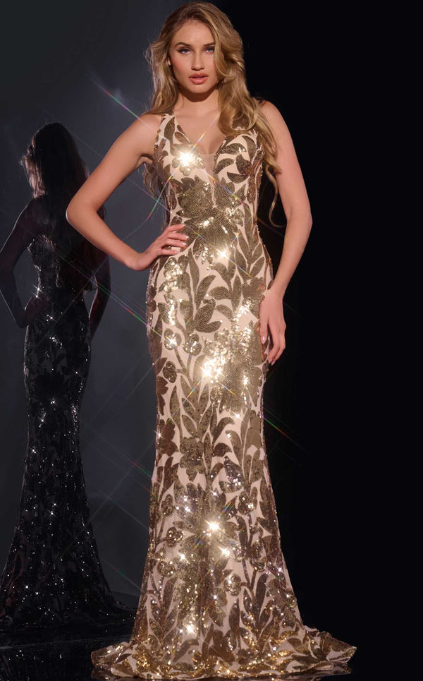 Jovani 40675 Gold