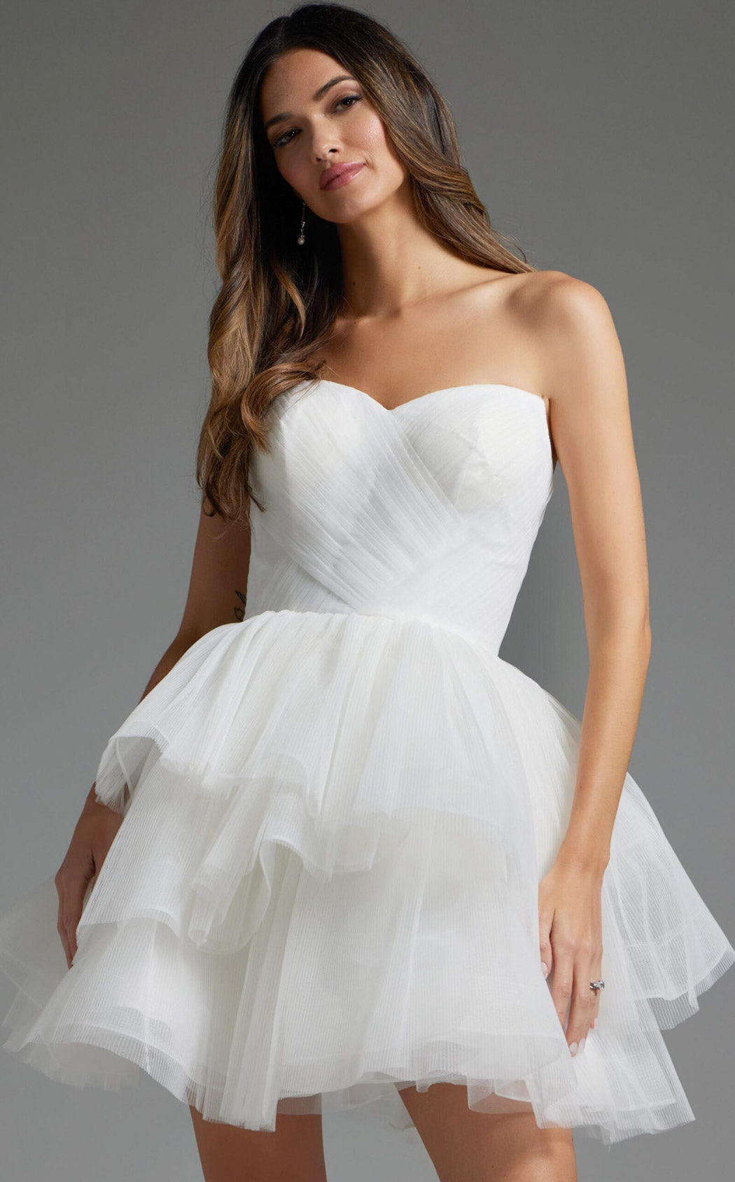 Jovani 41054 Off-White
