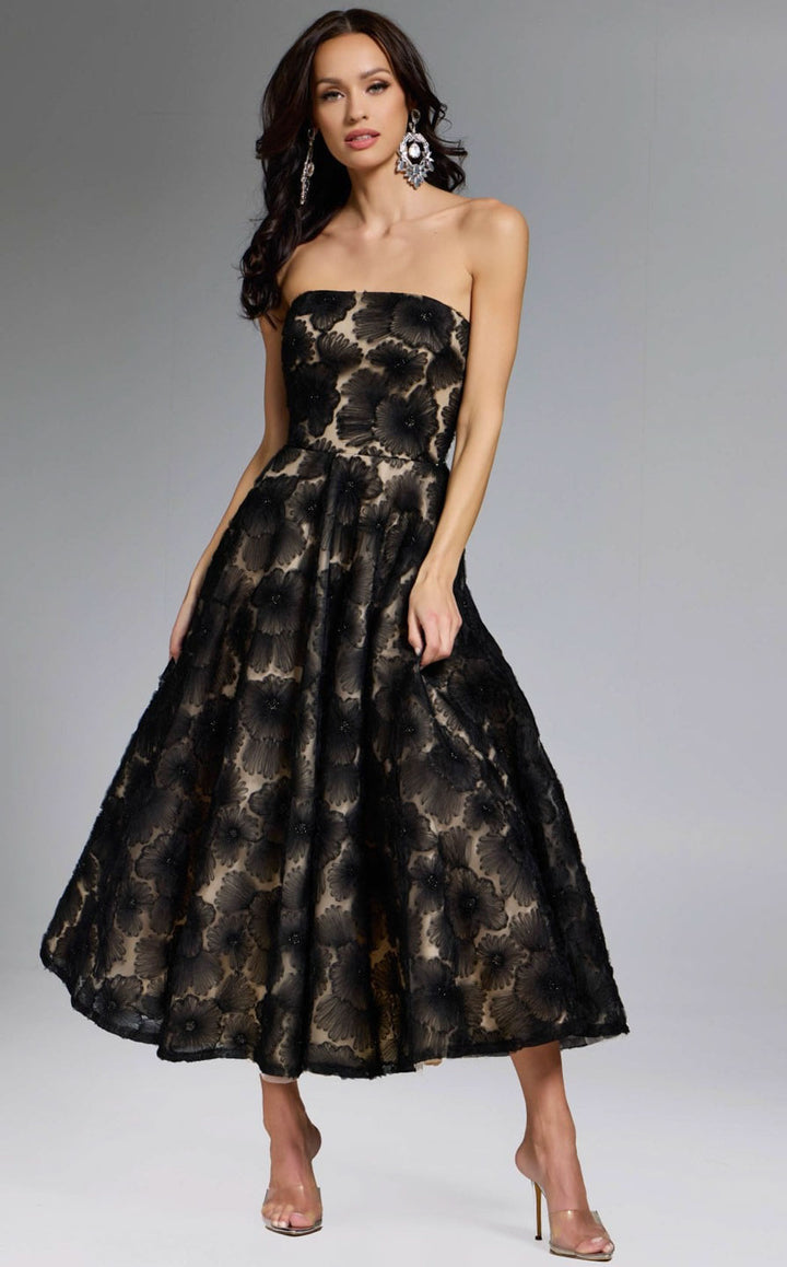 Jovani 41187 Black/Nude