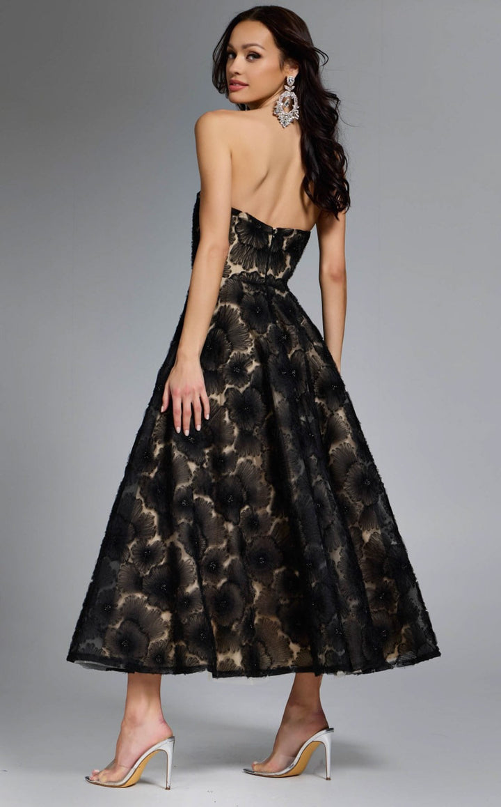 Jovani 41187 Black/Nude