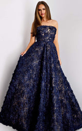 Jovani 41188 Navy/Nude