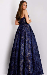Jovani 41188 Navy/Nude