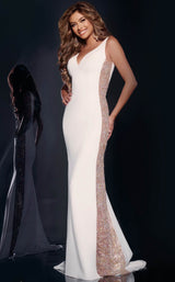 Jovani 42025 Off White