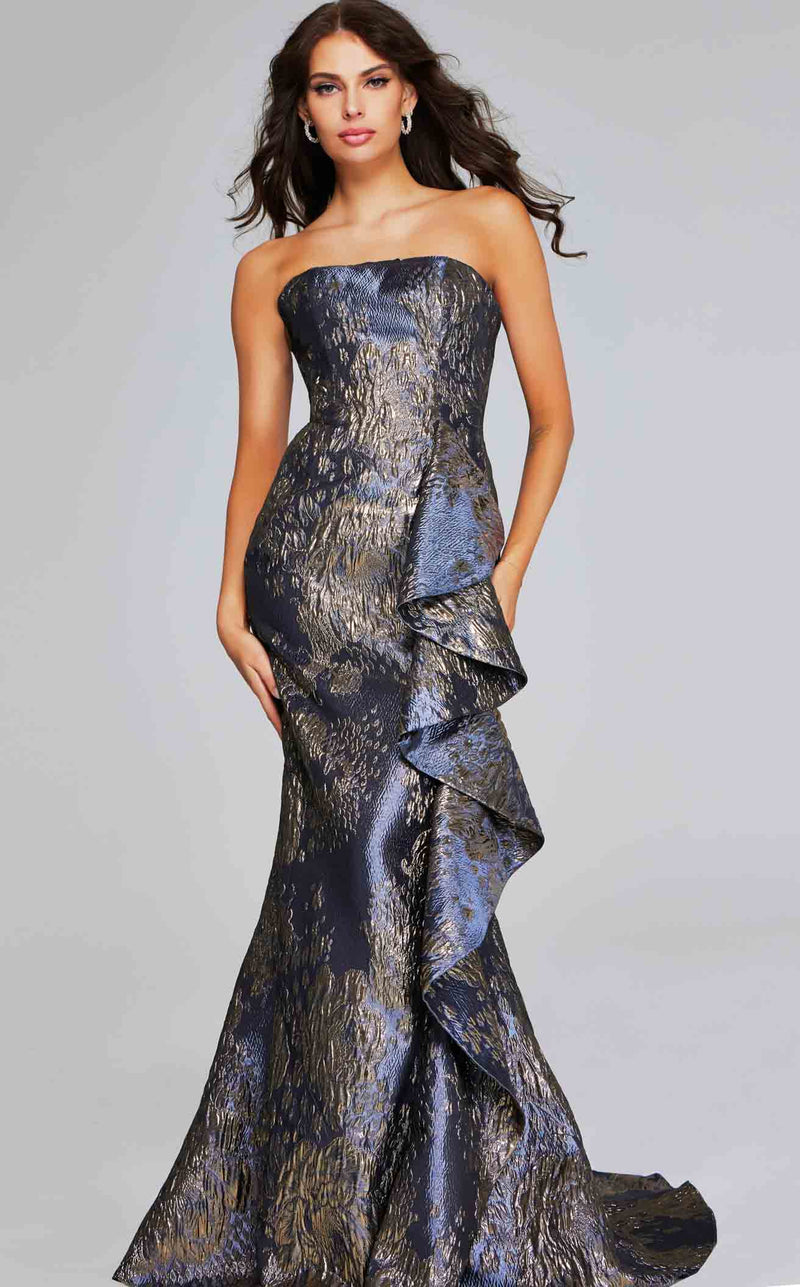 Jovani 42028 Prom Dress - Gunmetal Gold | NewYorkDress Jovani 42028 Prom Dress - Gunmetal Gold | NewYorkDress