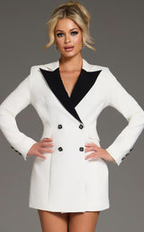 Jovani 42124 White/Black
