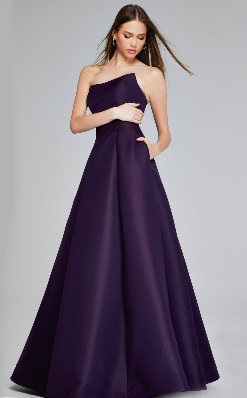 Jovani 42347 Eggplant