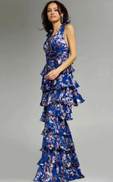 Jovani 42381 Blue-Multi