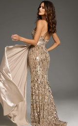 Jovani 42427 Nude/Gold