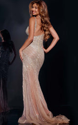 Jovani 42430 Nude/Silver