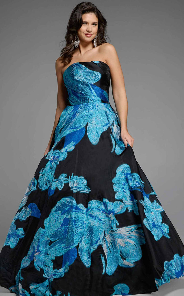 Jovani 42436 Blue/Black