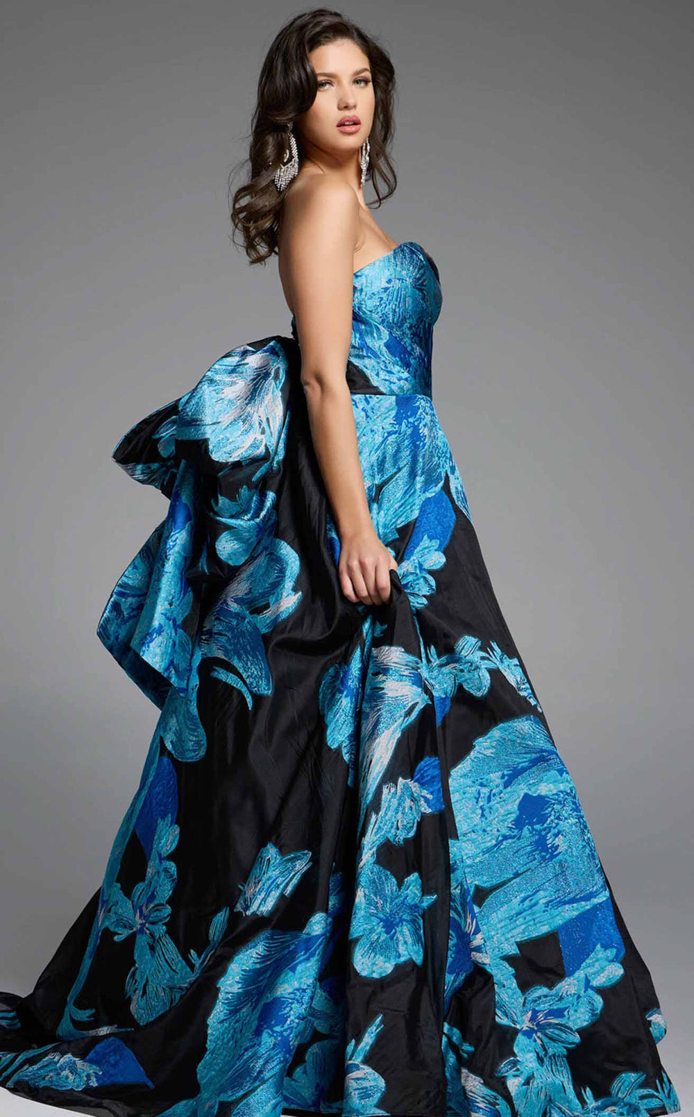 Jovani 42436 Blue/Black