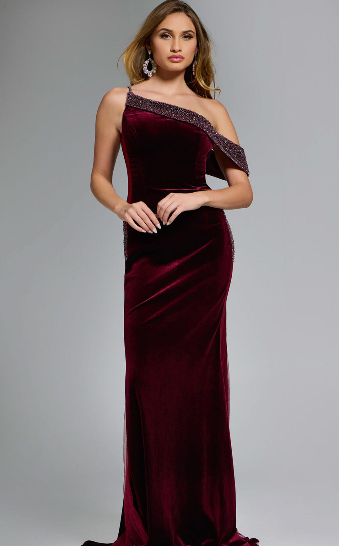 Jovani 42975 Burgundy