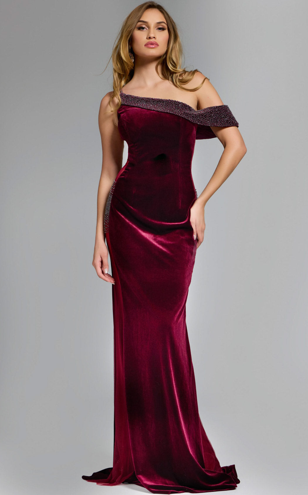 Jovani 42975 Burgundy