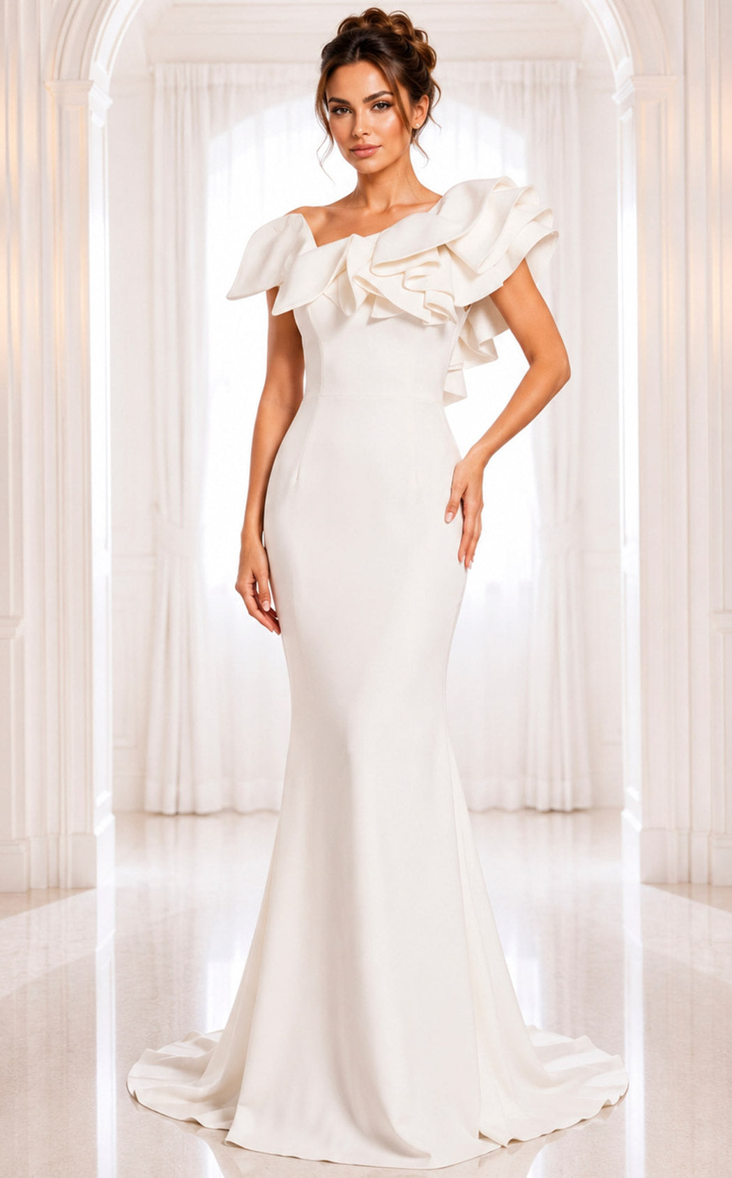 Jovani 43000 Off-White